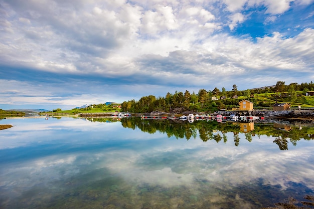 Beautiful Nature Norway natural landscape.