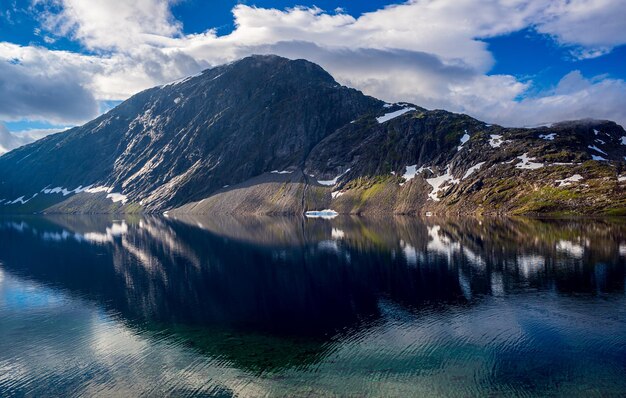 美しい自然ノルウェーの自然の風景