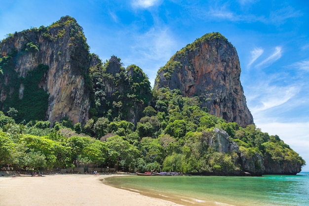 Beautiful nature at Railay Beach, Krabi, Thailand