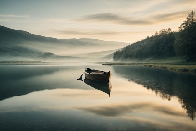 Foto bellissimi paesaggi naturali paesaggi verdi vicino ai laghi vista