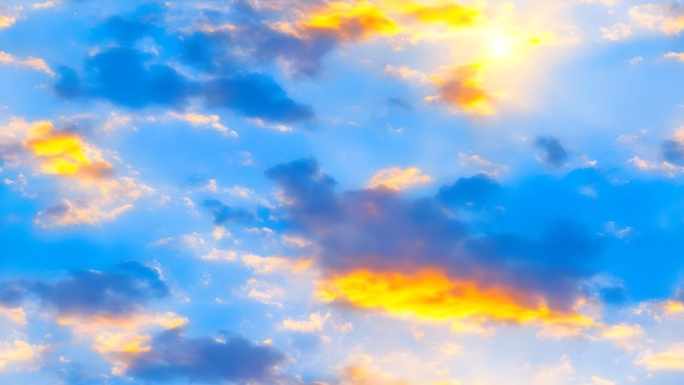 美しい自然、日の出、夏の風景、青空、自然の背景