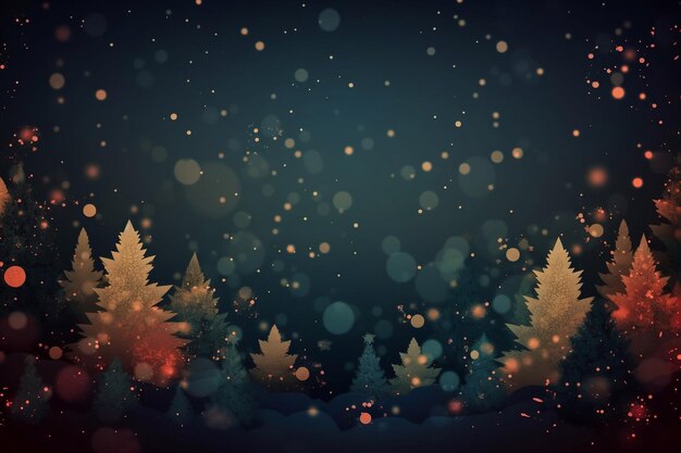 Beautiful New Year and Christmas background AI Generated