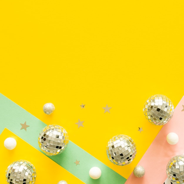 Photo beautiful new year concept with copy space