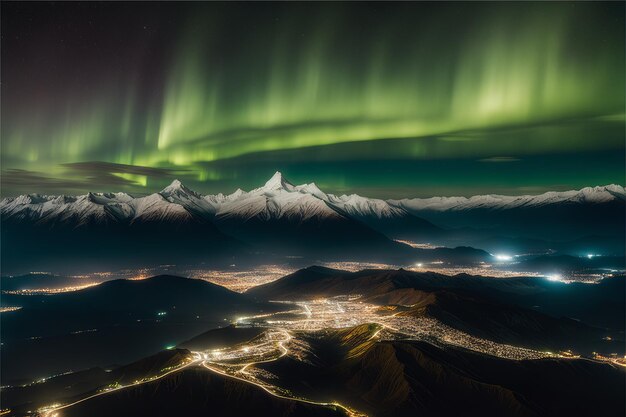 美しい夜の景色 街の景色