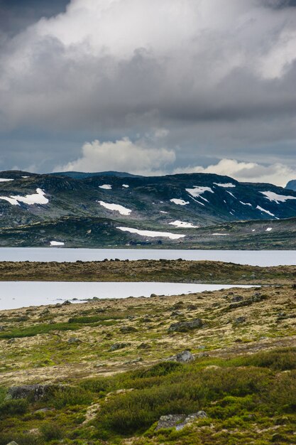 Красивый пейзаж Норвегии летом 2014 года