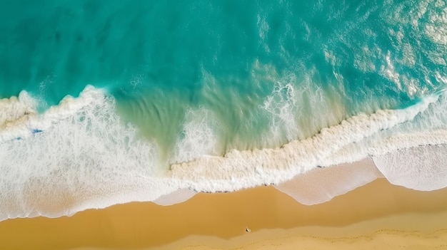 美しい海の波ビーチの背景あらゆる目的に最適なデザイン旅行の背景夏休みトロピカルビーチ