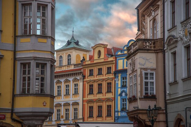 Beautiful old streets of Prague