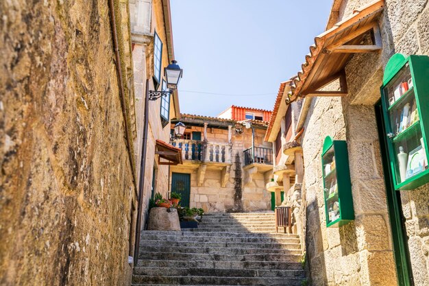 Beautiful old town Combarro Spain