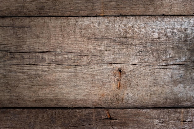 Beautiful old wooden background with scuffs close up top view Template from natural material