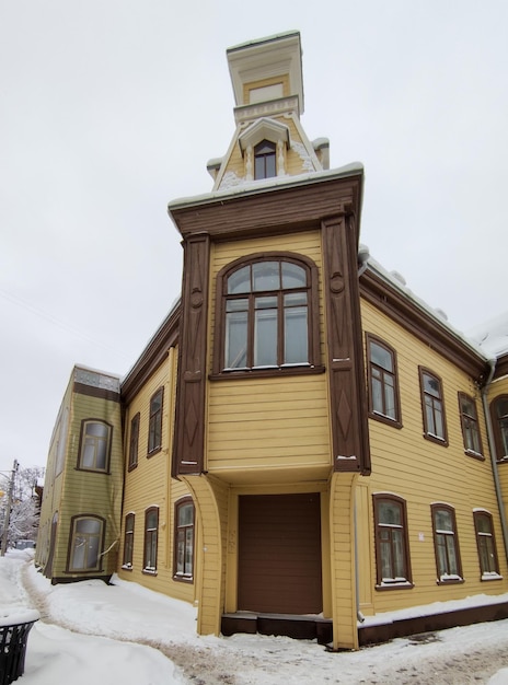 Beautiful old wooden house