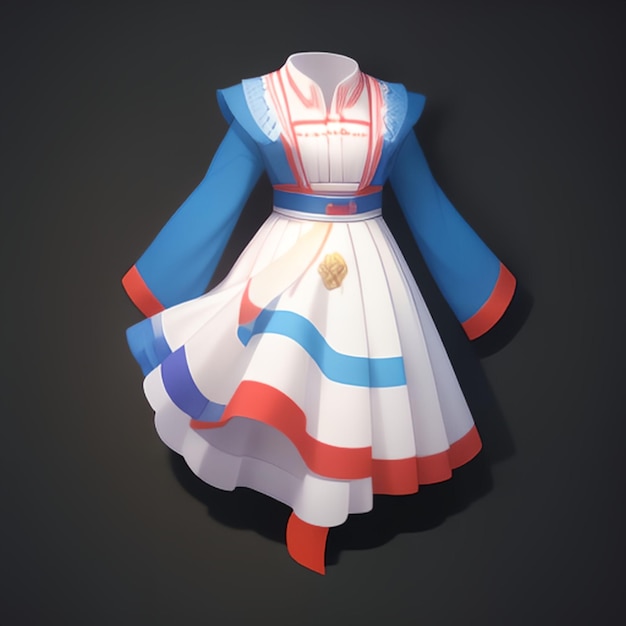 Beautiful outfits for games or design