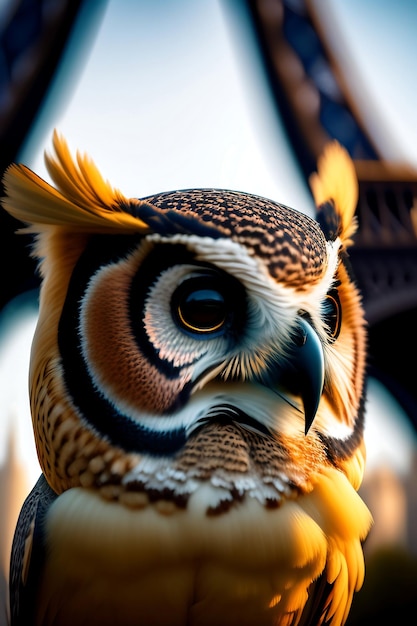 beautiful owl ai generated