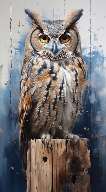 Beautiful owl illustration