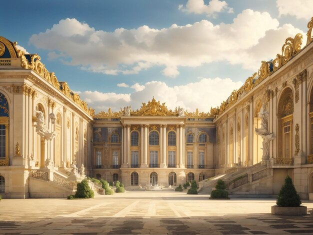 Прекрасная иллюстрация Версальского дворца