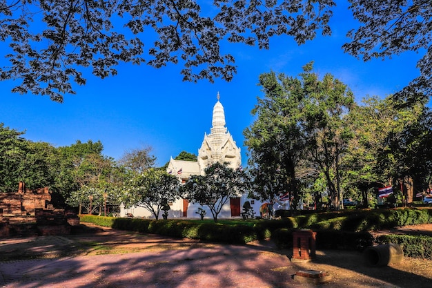 A beautiful panoramic view of Ayutthaya in Thailand