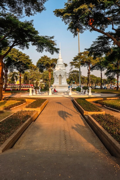 A beautiful panoramic view of Bangkok Thailand