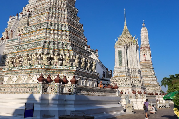 Una bellissima vista panoramica di bangkok in thailandia