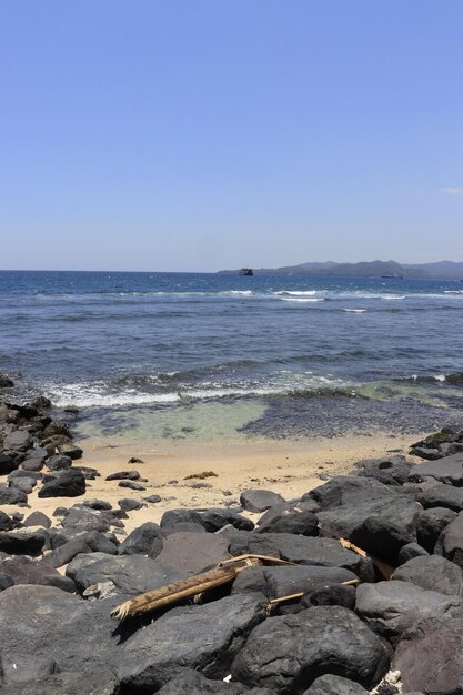 A beautiful panoramic view of the beach in Bali Indonesia