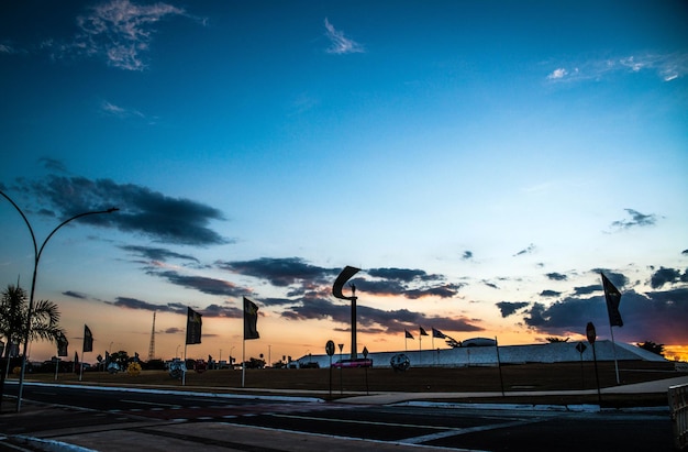 A beautiful panoramic view of brasilia in brazil