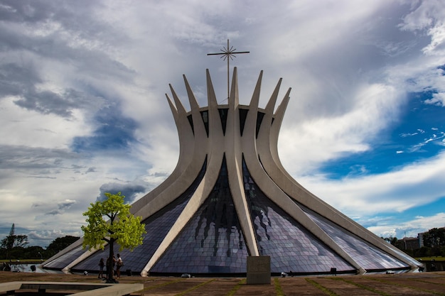 A beautiful panoramic view of brasilia in brazil