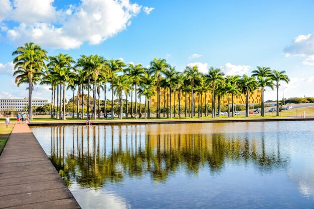 A beautiful panoramic view of Brasilia capital of Brazil