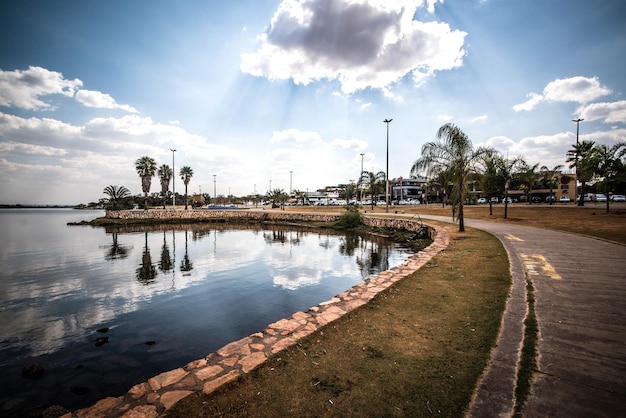 A beautiful panoramic view of Brasilia capital of Brazil