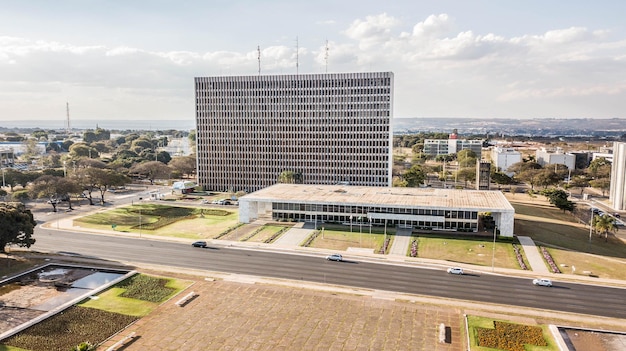 A beautiful panoramic view of Brasilia capital of Brazil