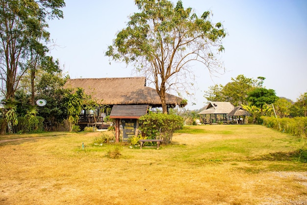 タイのチェンライの美しいパノラマビュー