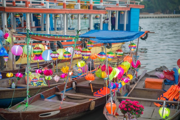 A beautiful panoramic view of hoi an city in Vietnam