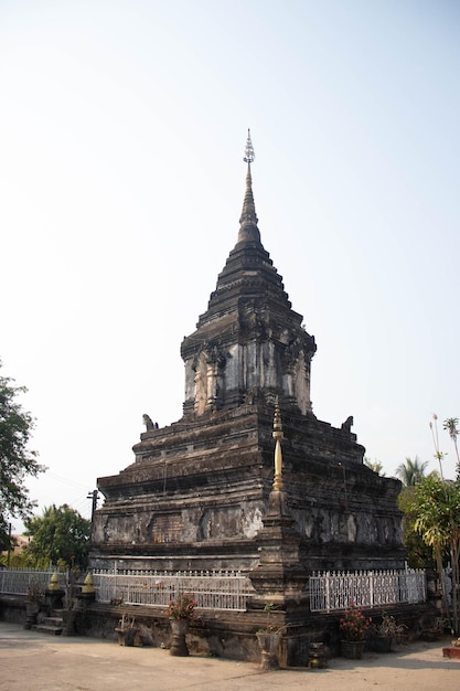 A beautiful panoramic view of Luang Prabang in Laos