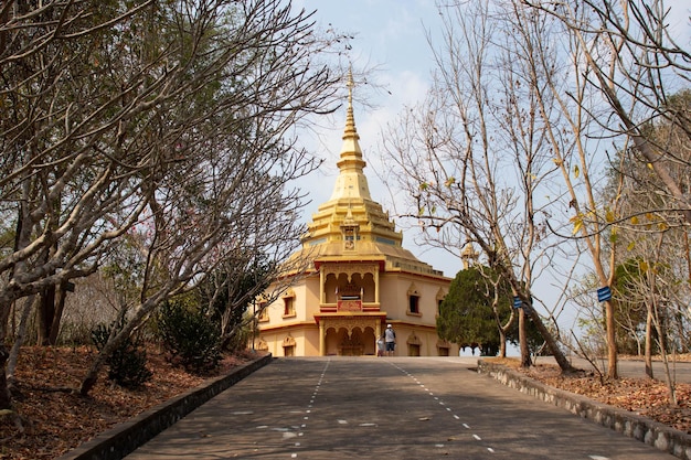 A beautiful panoramic view of Luang Prabang in Laos