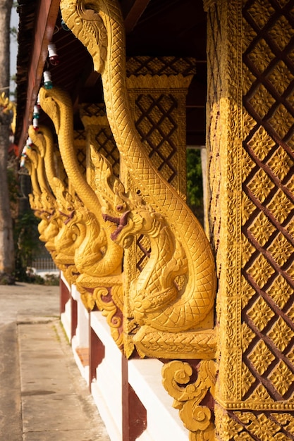 A beautiful panoramic view of Luang Prabang in Laos