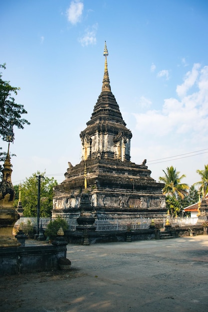 A beautiful panoramic view of Luang Prabang Laos