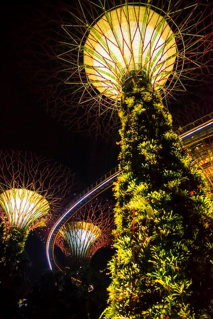 Una bellissima vista panoramica di singapore