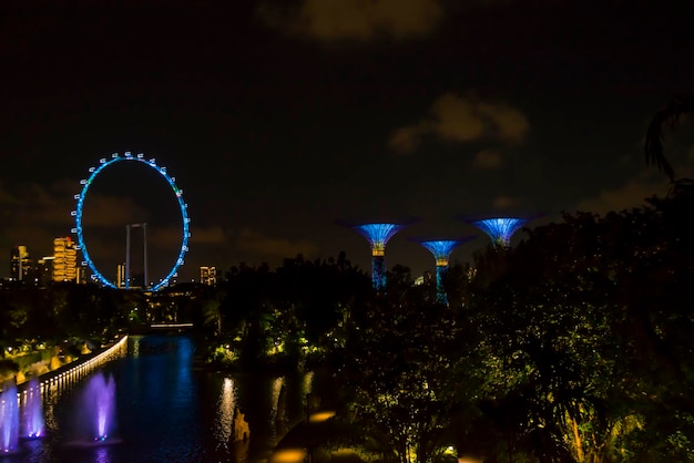 A beautiful panoramic view of Singapore