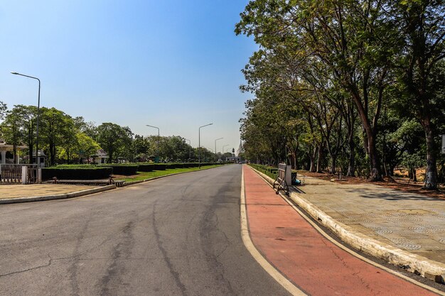 A beautiful panoramic view of thailand places