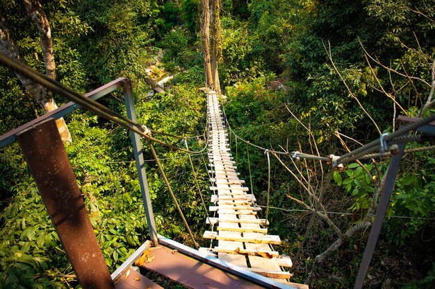 A beautiful panoramic view of Vang Vieng city in Laos