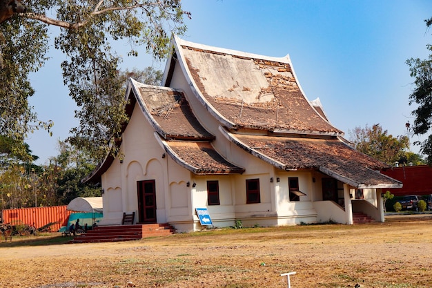 A beautiful panoramic view of Vientiane city in Laos