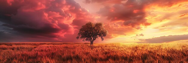 Beautiful paradise landscape picture sky and clouds nature grass meadow river wallpaper background