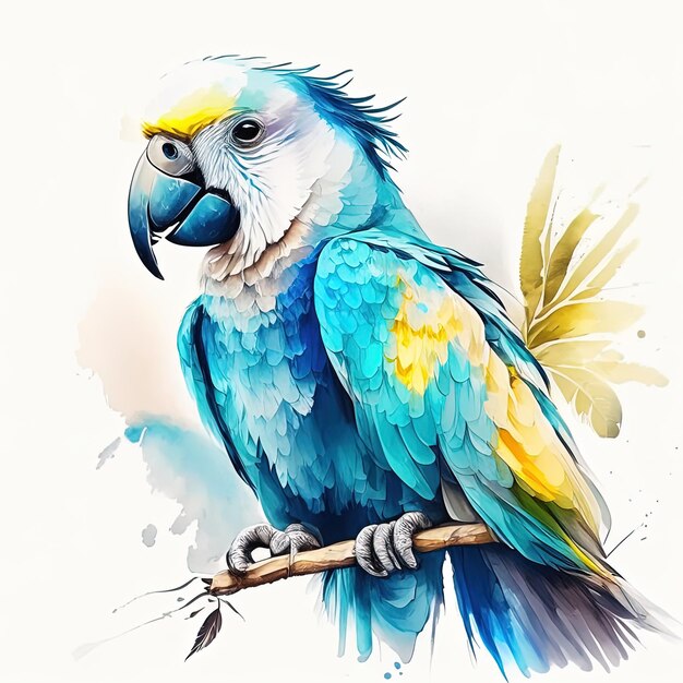 a beautiful parrot