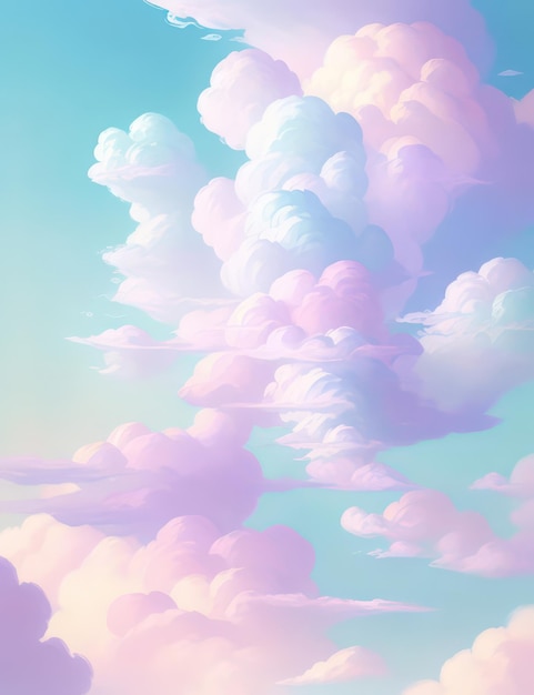 Beautiful Pastel Cloud Serenity