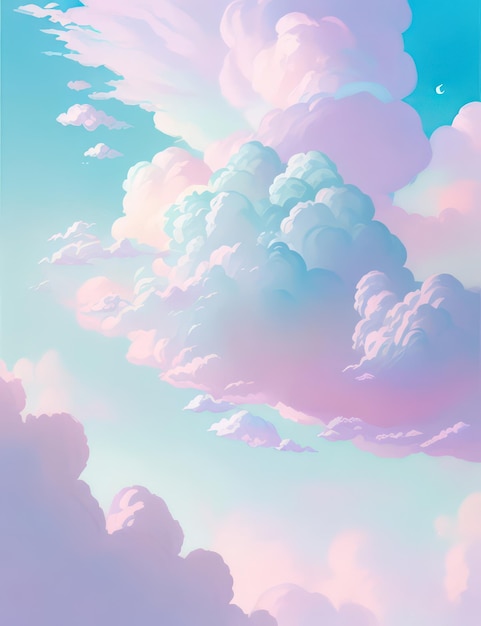 Beautiful Pastel Cloud Serenity