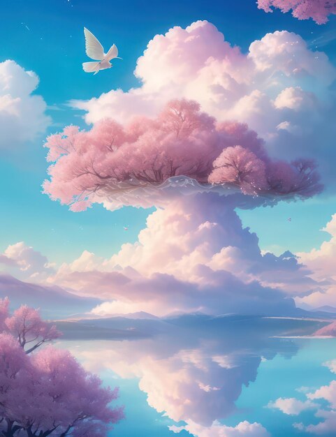 Beautiful Pastel Cloud Serenity