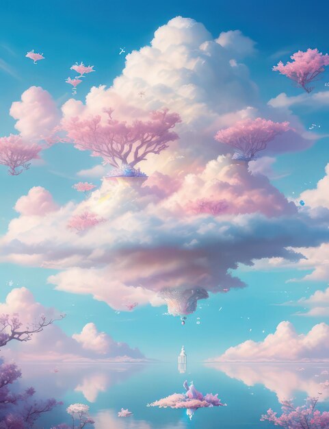 Beautiful Pastel Cloud Serenity