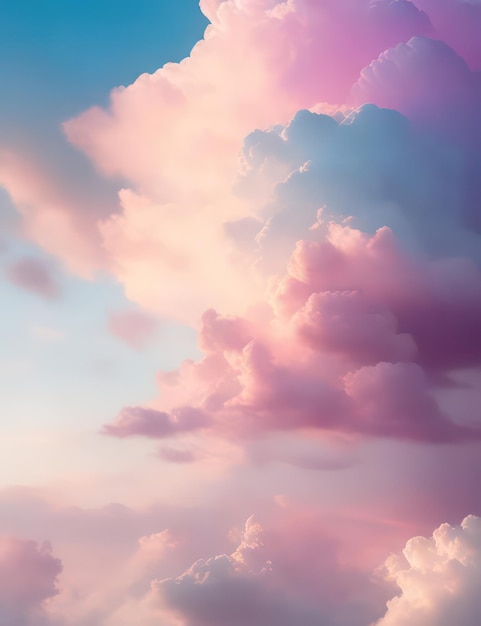 Beautiful Pastel Cloud Serenity