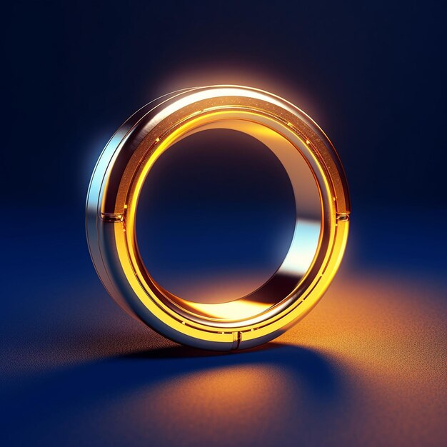 Photo beautiful peel ring designs