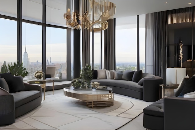 Beautiful penthouse apartment
