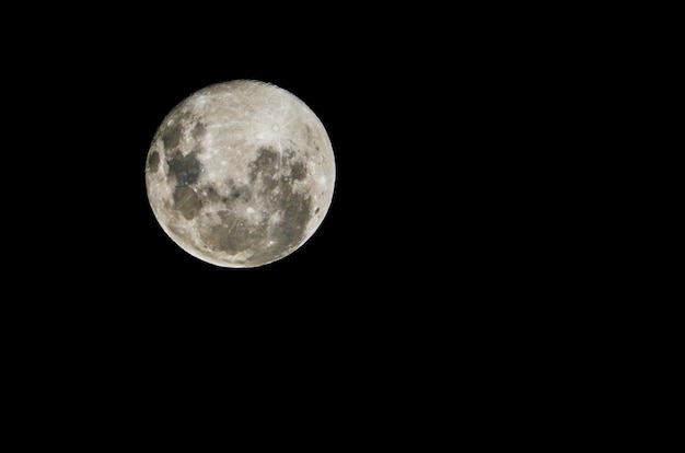 Красивое фото полной луны