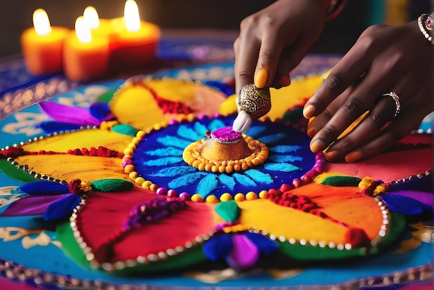 Beautiful photography celebrates diwali festival