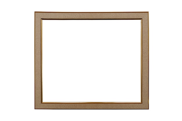 Beautiful  picture frame isolated on white background